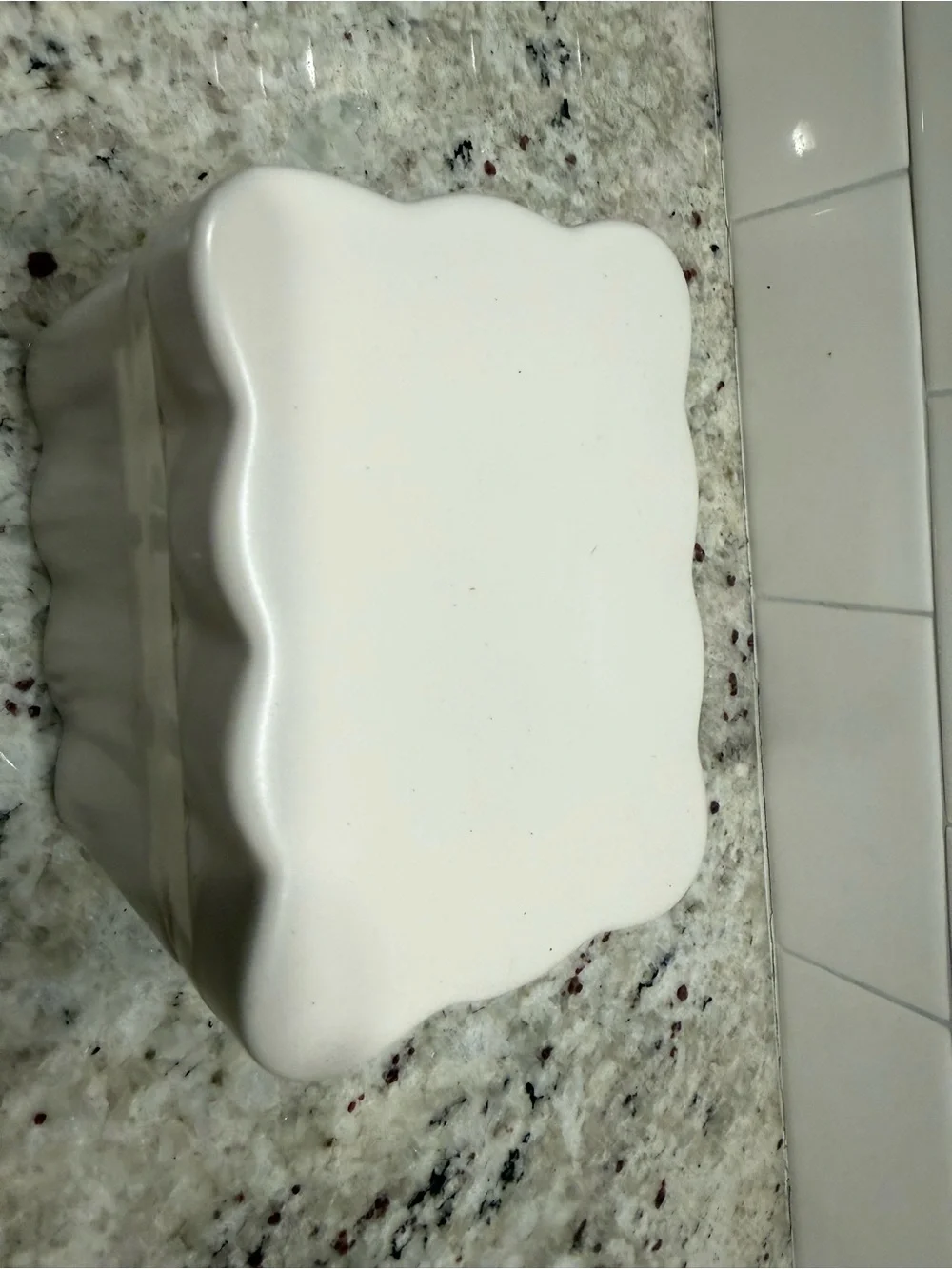 Ceramic White Ceramic Lidded Box by Room Essentials 4 1/2” H x 5 1/4” W (Sealed)